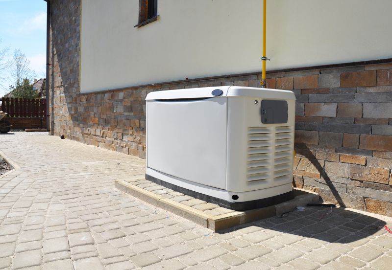 Residential Generator in Driveway